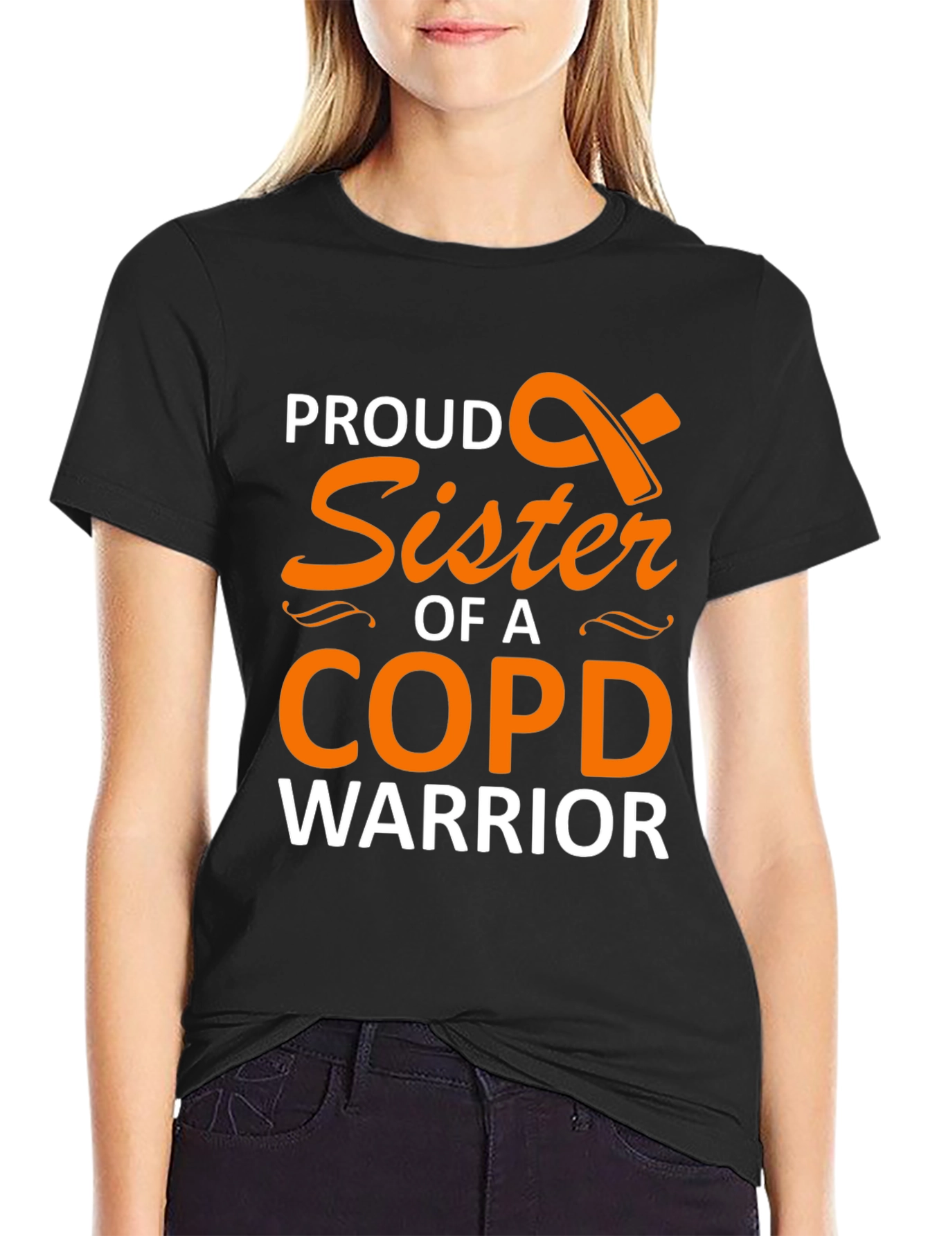 Proud Sister COPD Warrior Support T-Shirt