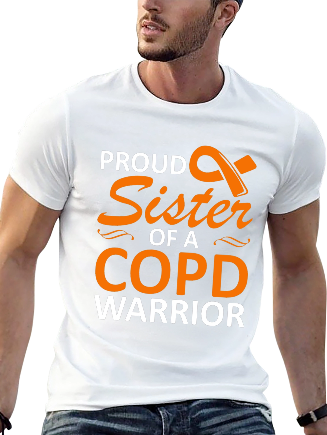 Proud Sister COPD Warrior Support T-Shirt