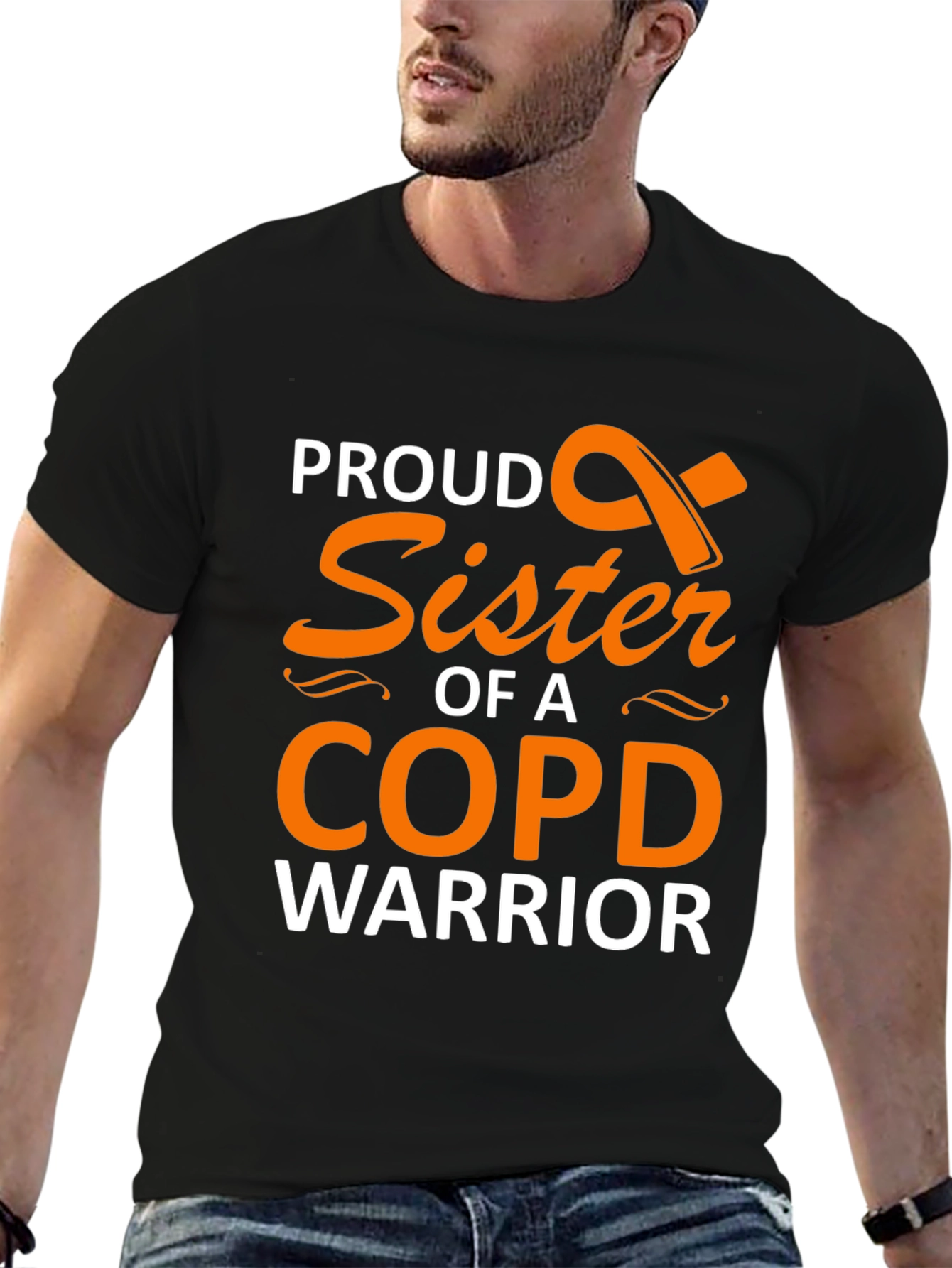 Proud Sister COPD Warrior Support T-Shirt