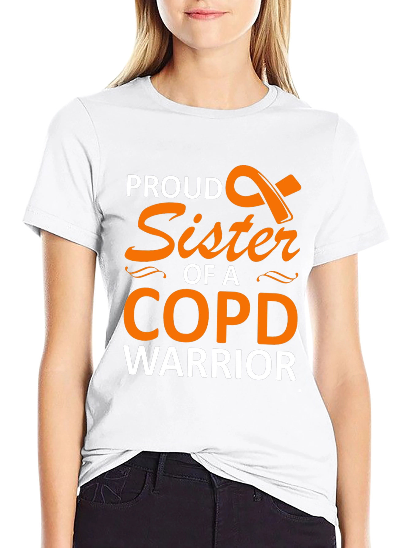 Proud Sister COPD Warrior Support T-Shirt
