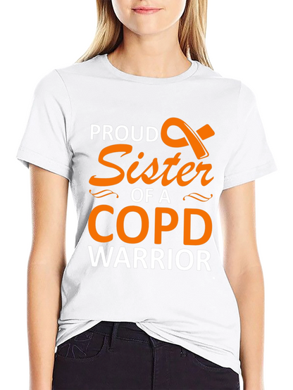 Proud Sister COPD Warrior Support T-Shirt