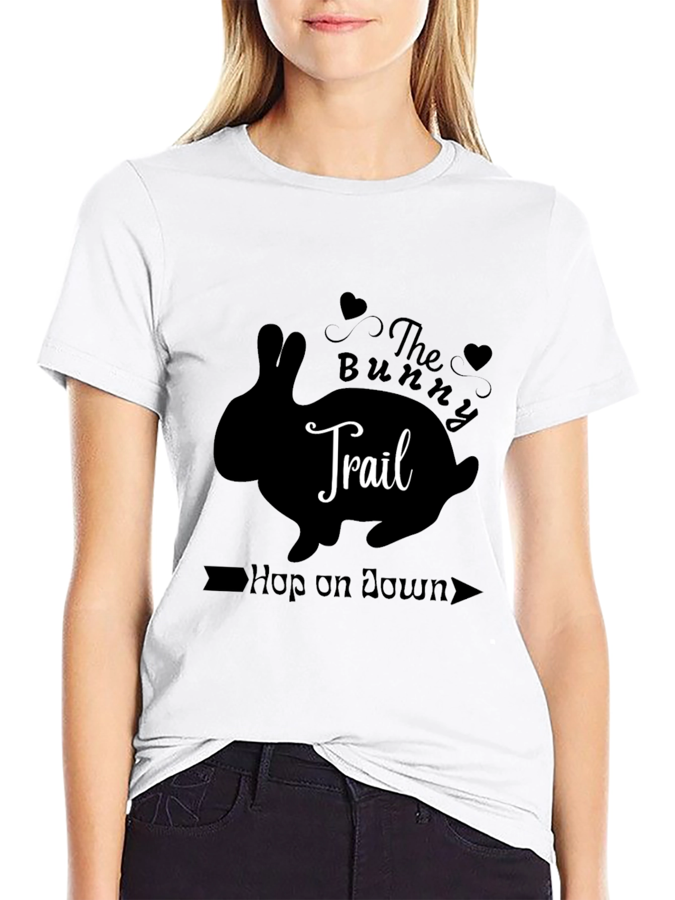 Bunny Trail Graphic T-Shirt - Hop On Down