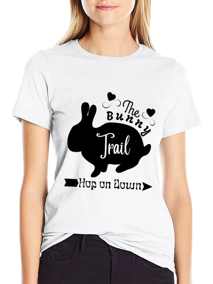 Bunny Trail Graphic T-Shirt - Hop On Down
