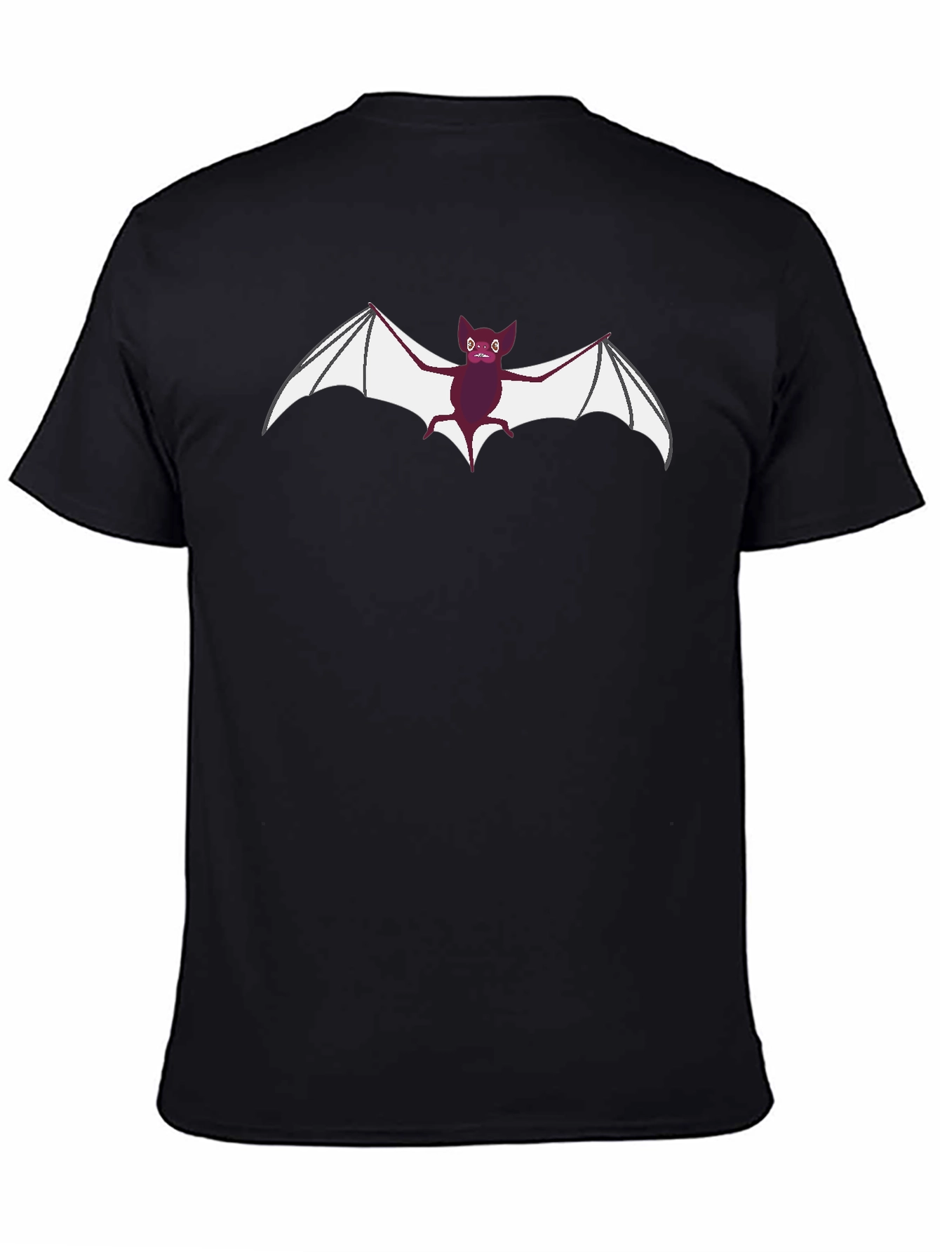 Bat Graphic Black T-Shirt