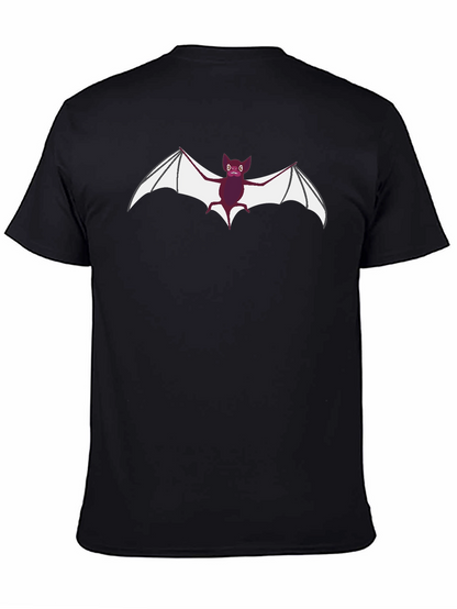 Bat Graphic Black T-Shirt