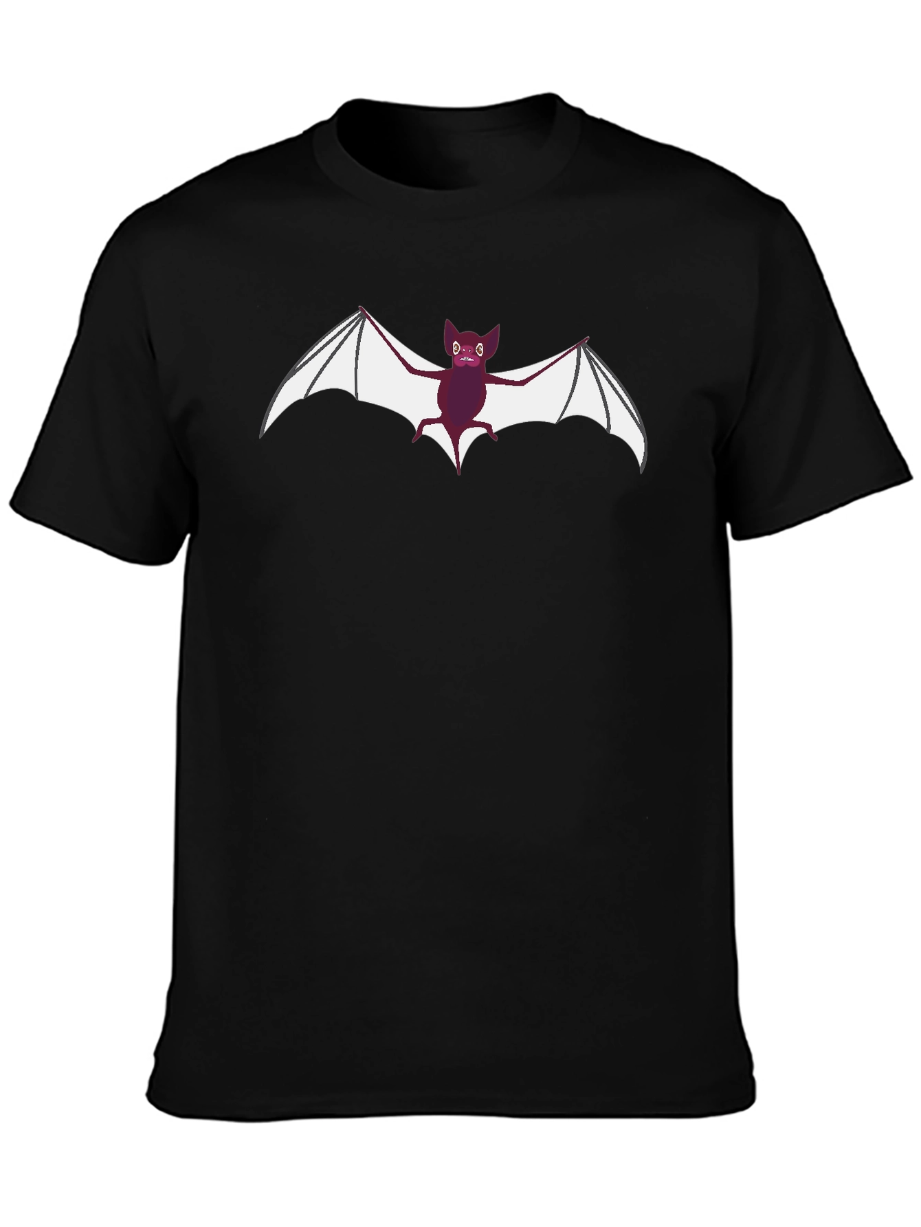 Bat Graphic Black T-Shirt