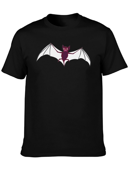 Bat Graphic Black T-Shirt
