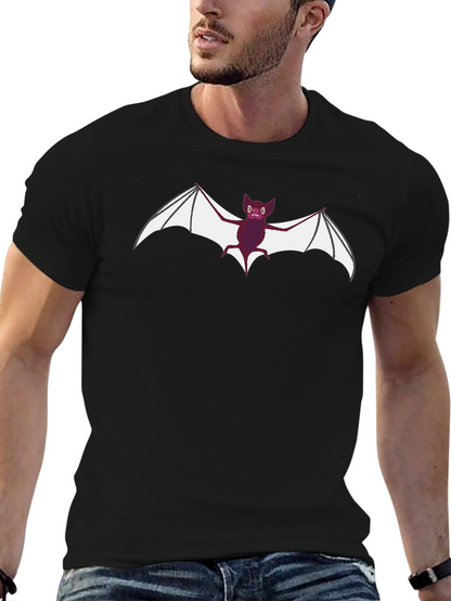 Bat Graphic Black T-Shirt