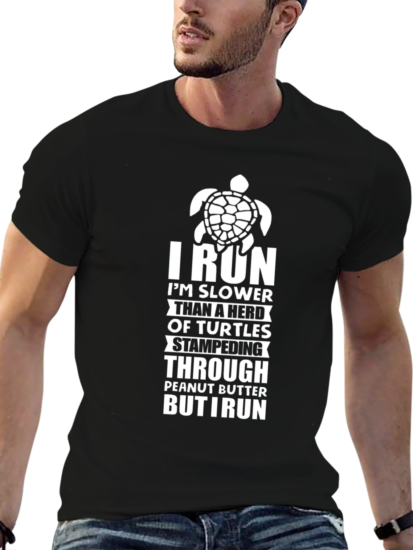 Funny Turtle Run T-Shirt - I Run Slower