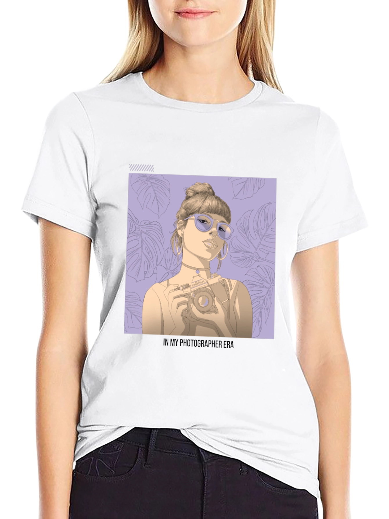 Photographer Era Graphic Tee - Stylish Unisex Black T-Shirt