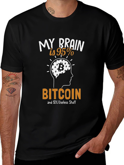 Bitcoin Brain T-Shirt - Crypto Enthusiast Tee