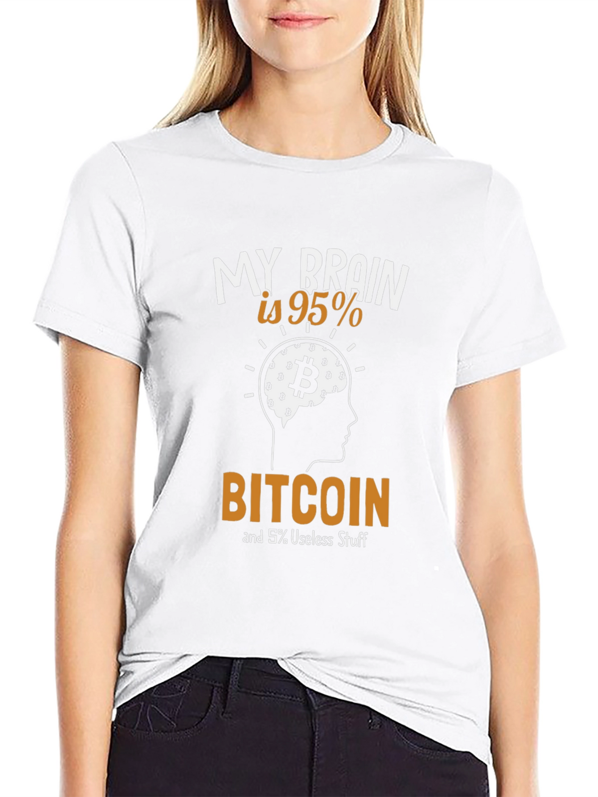 Bitcoin Brain T-Shirt - Crypto Enthusiast Tee