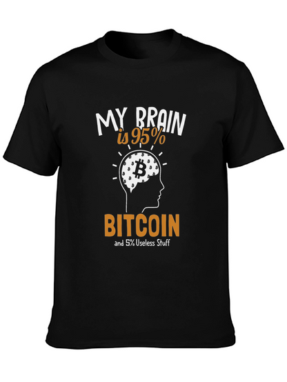 Bitcoin Brain T-Shirt - Crypto Enthusiast Tee
