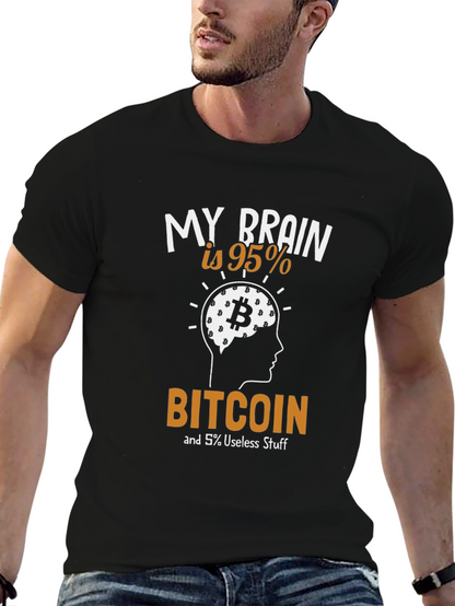 Bitcoin Brain T-Shirt - Crypto Enthusiast Tee