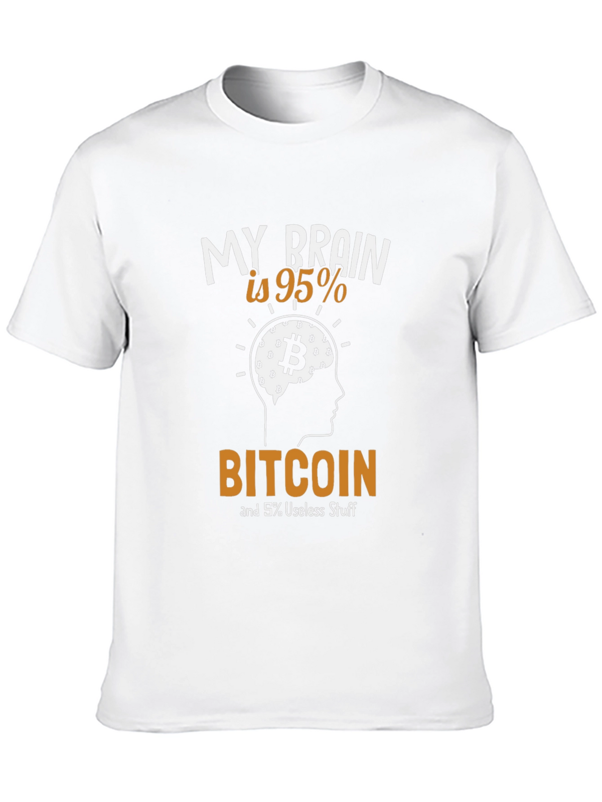 Bitcoin Brain T-Shirt - Crypto Enthusiast Tee