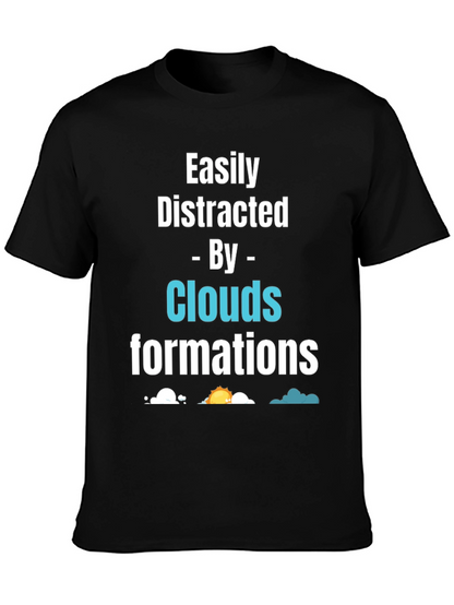 Easily Distracted by Clouds T-Shirt - Unique Gift!