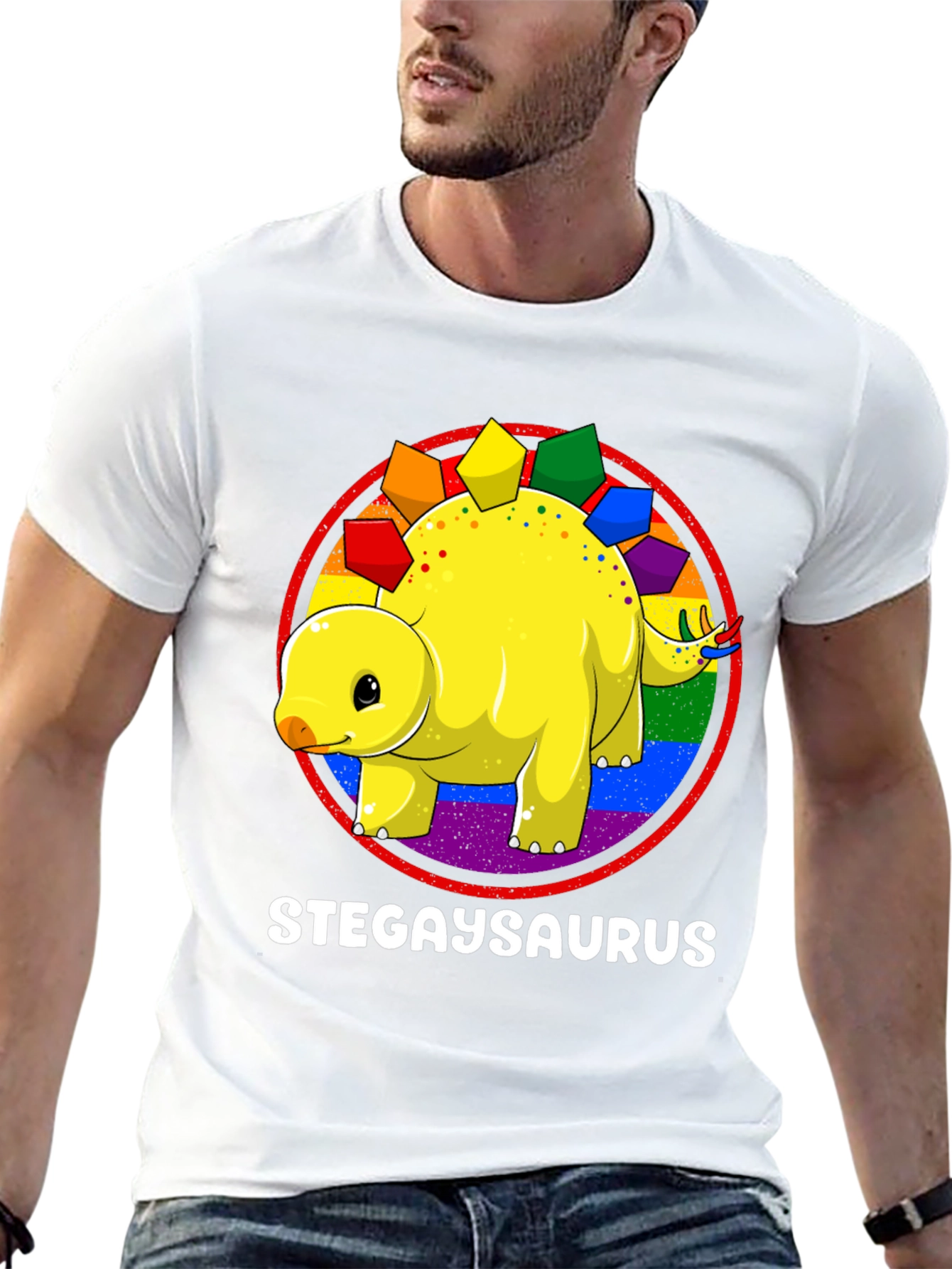 Stegaysaurus Pride T-Shirt