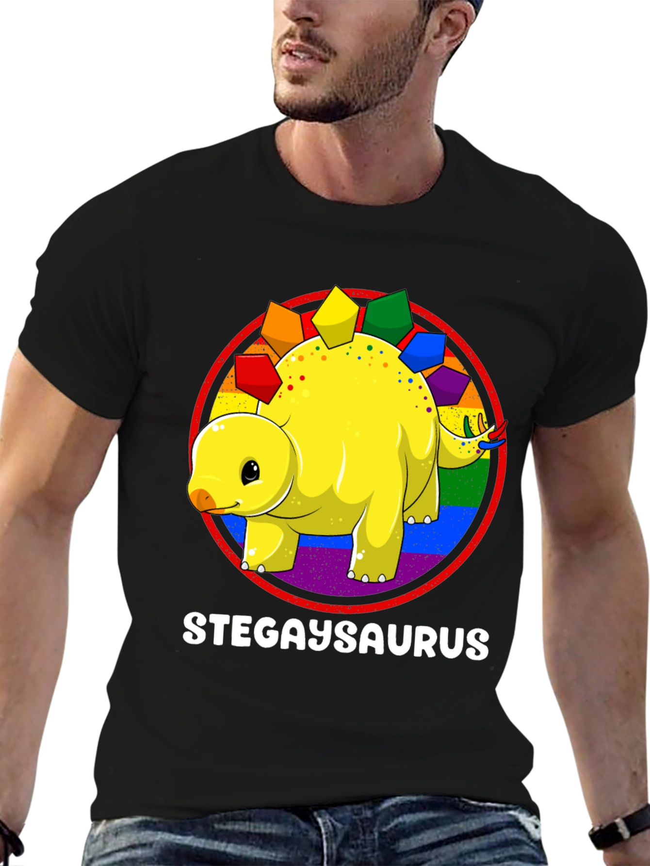 Stegaysaurus Pride T-Shirt