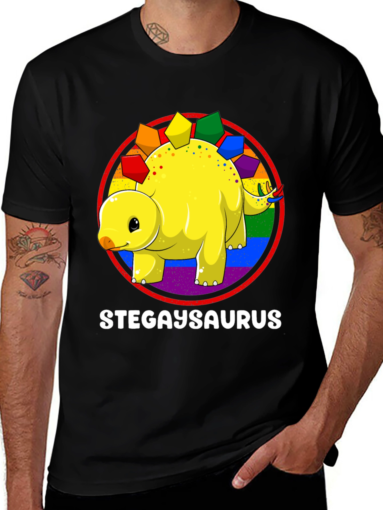 Stegaysaurus Pride T-Shirt
