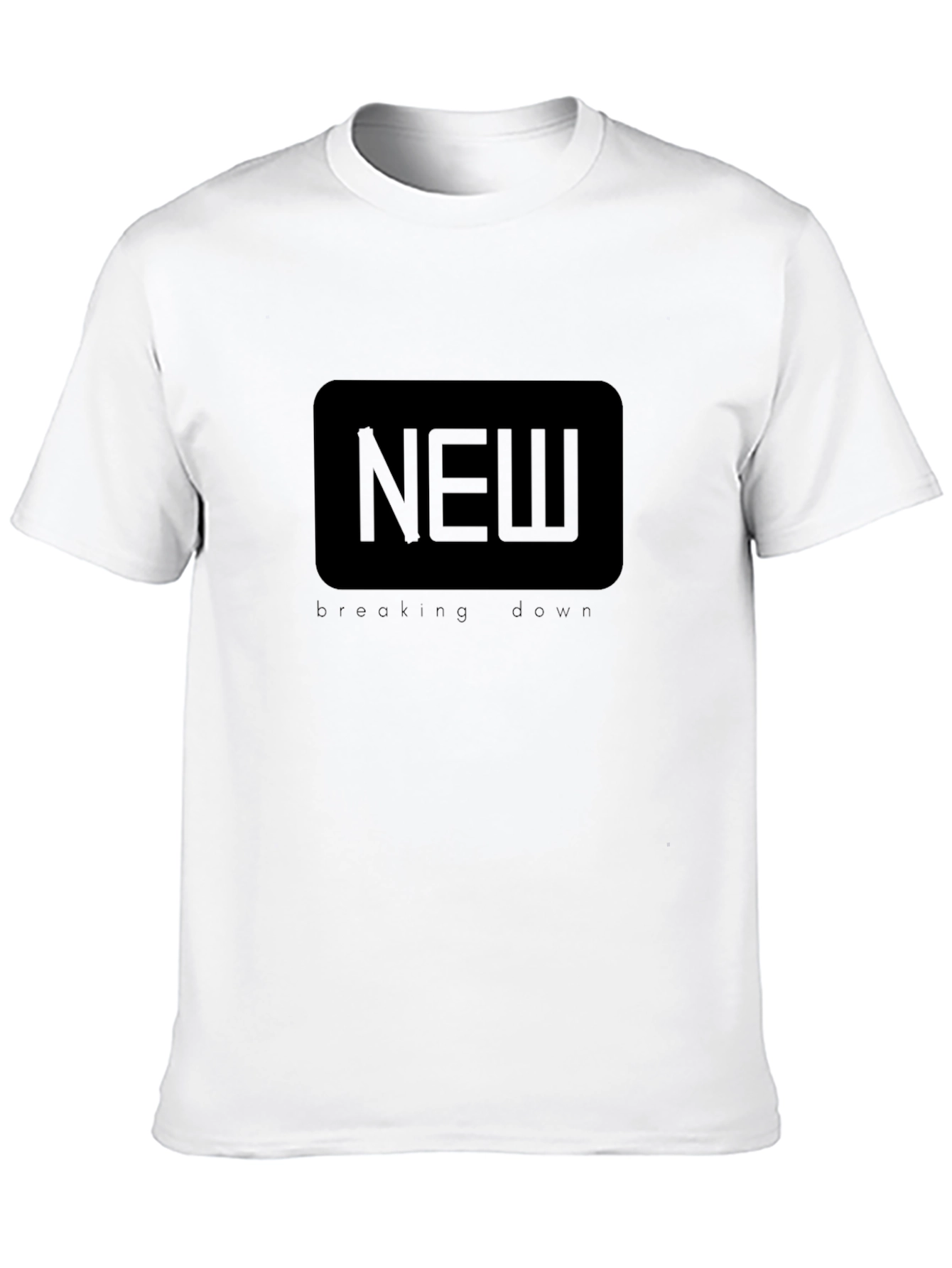 Black NEW Breaking Down Graphic T-Shirt