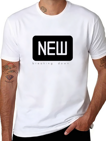 Black NEW Breaking Down Graphic T-Shirt