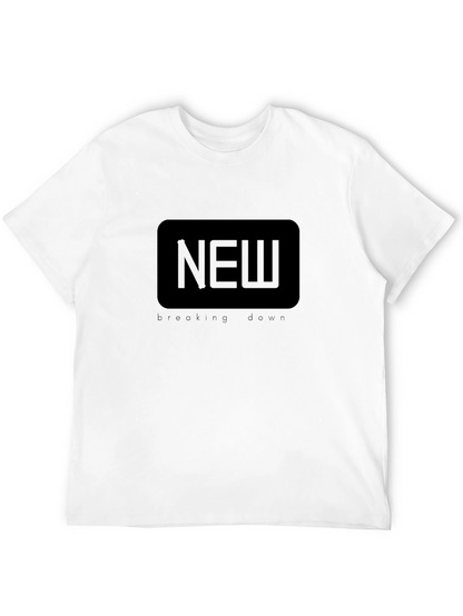 Black NEW Breaking Down Graphic T-Shirt