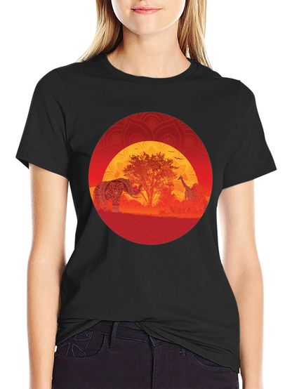 African Sunset Graphic Tee