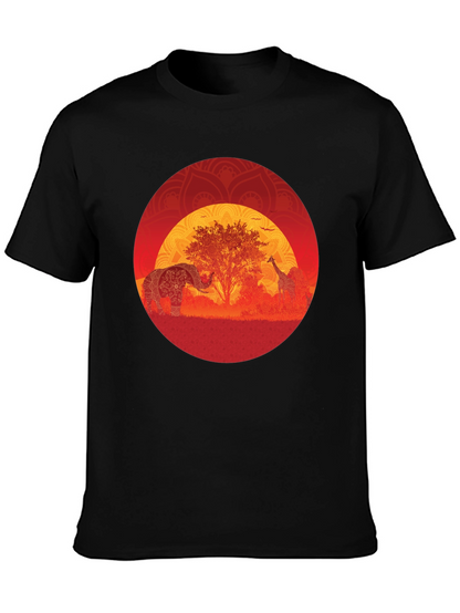 African Sunset Graphic Tee