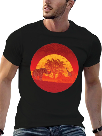 African Sunset Graphic Tee