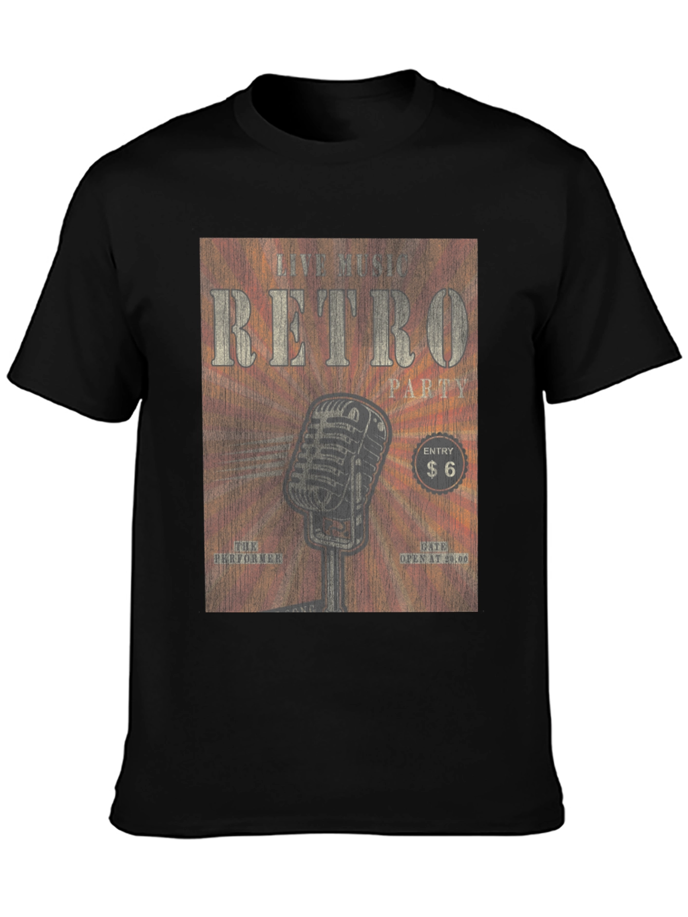 Retro Music Party T-Shirt