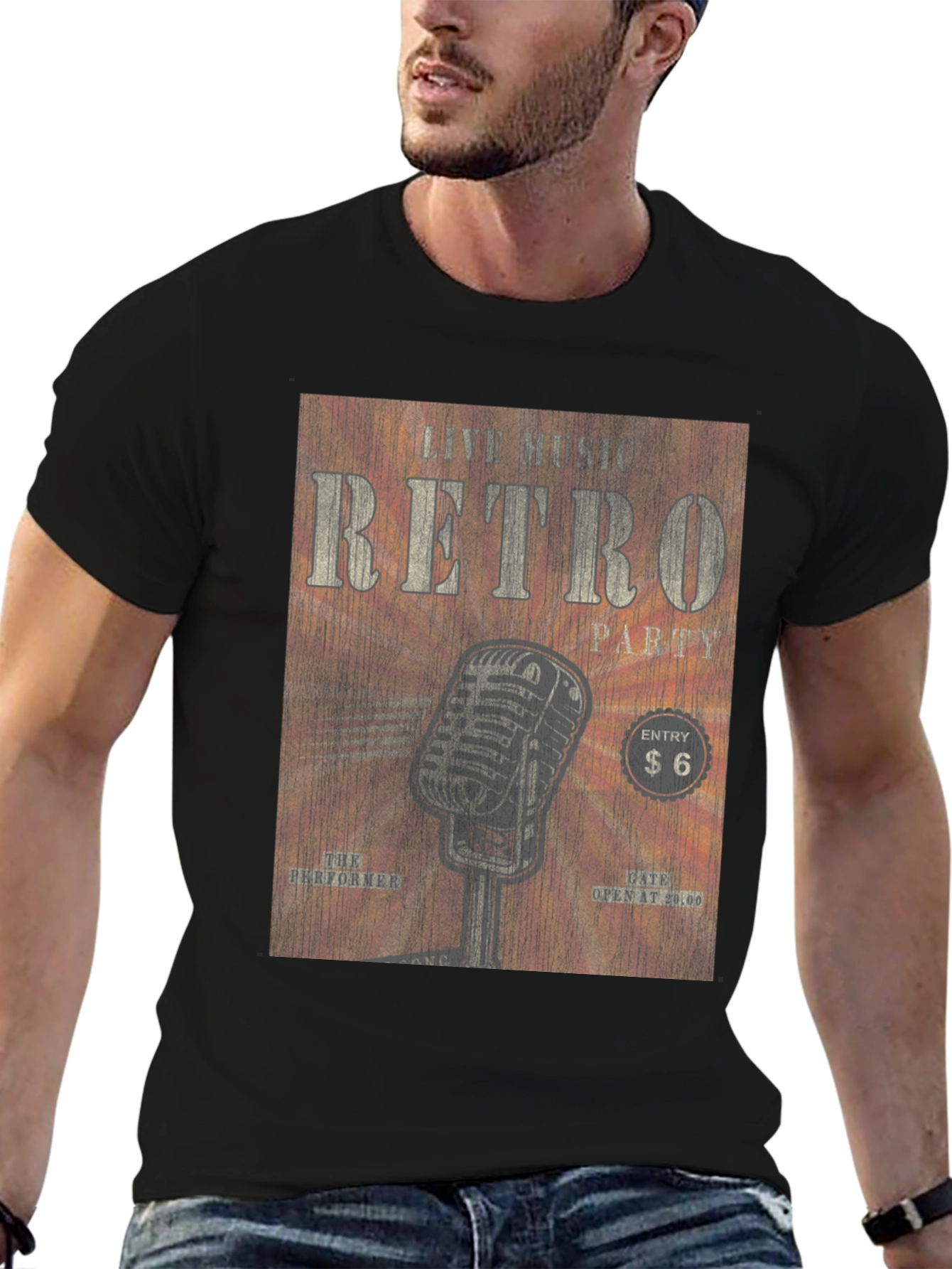 Retro Music Party T-Shirt