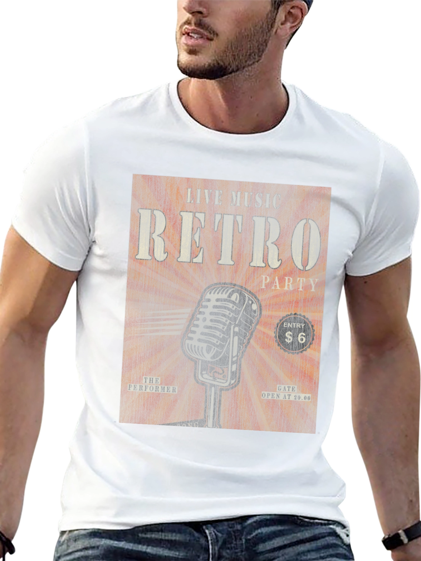 Retro Music Party T-Shirt