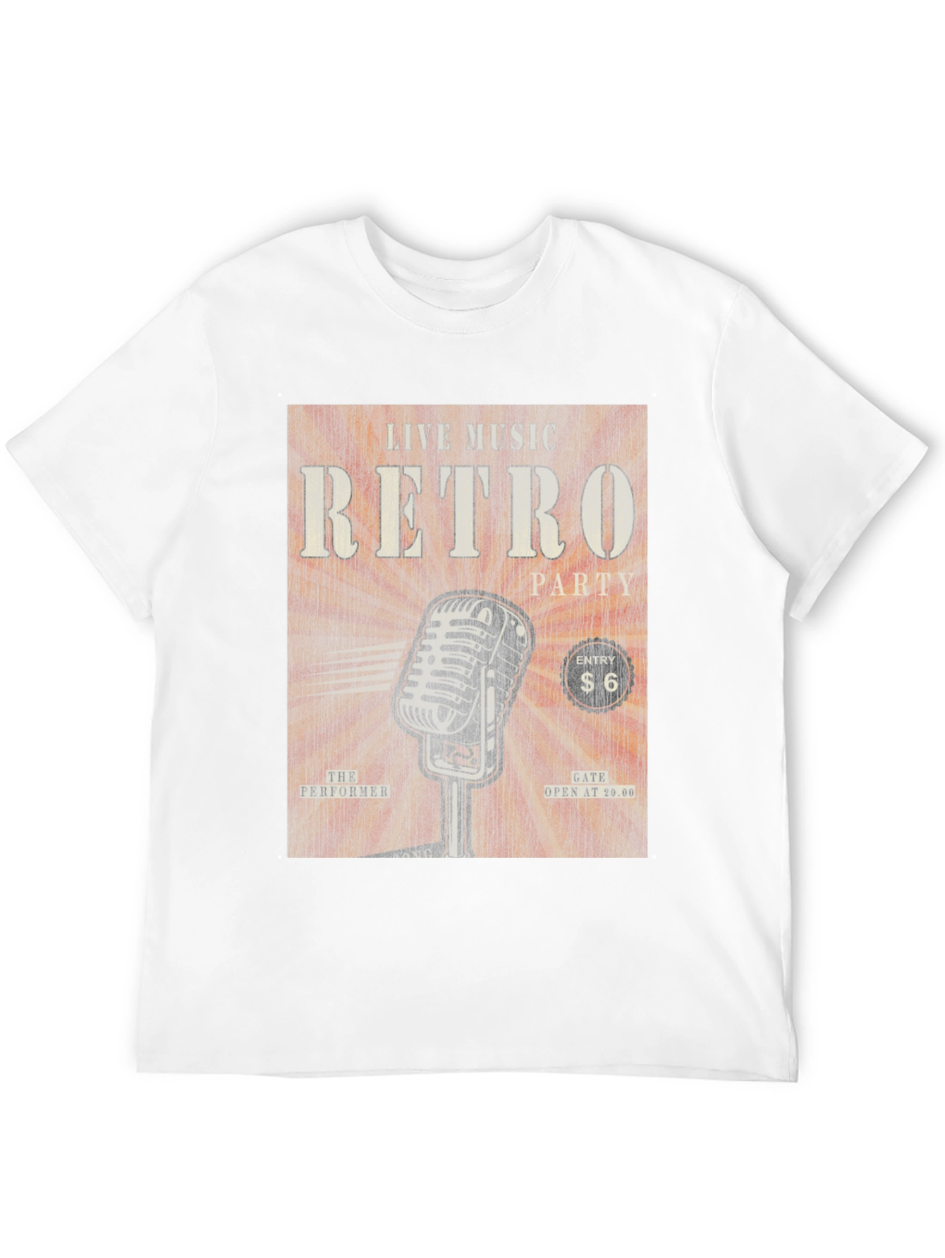 Retro Music Party T-Shirt