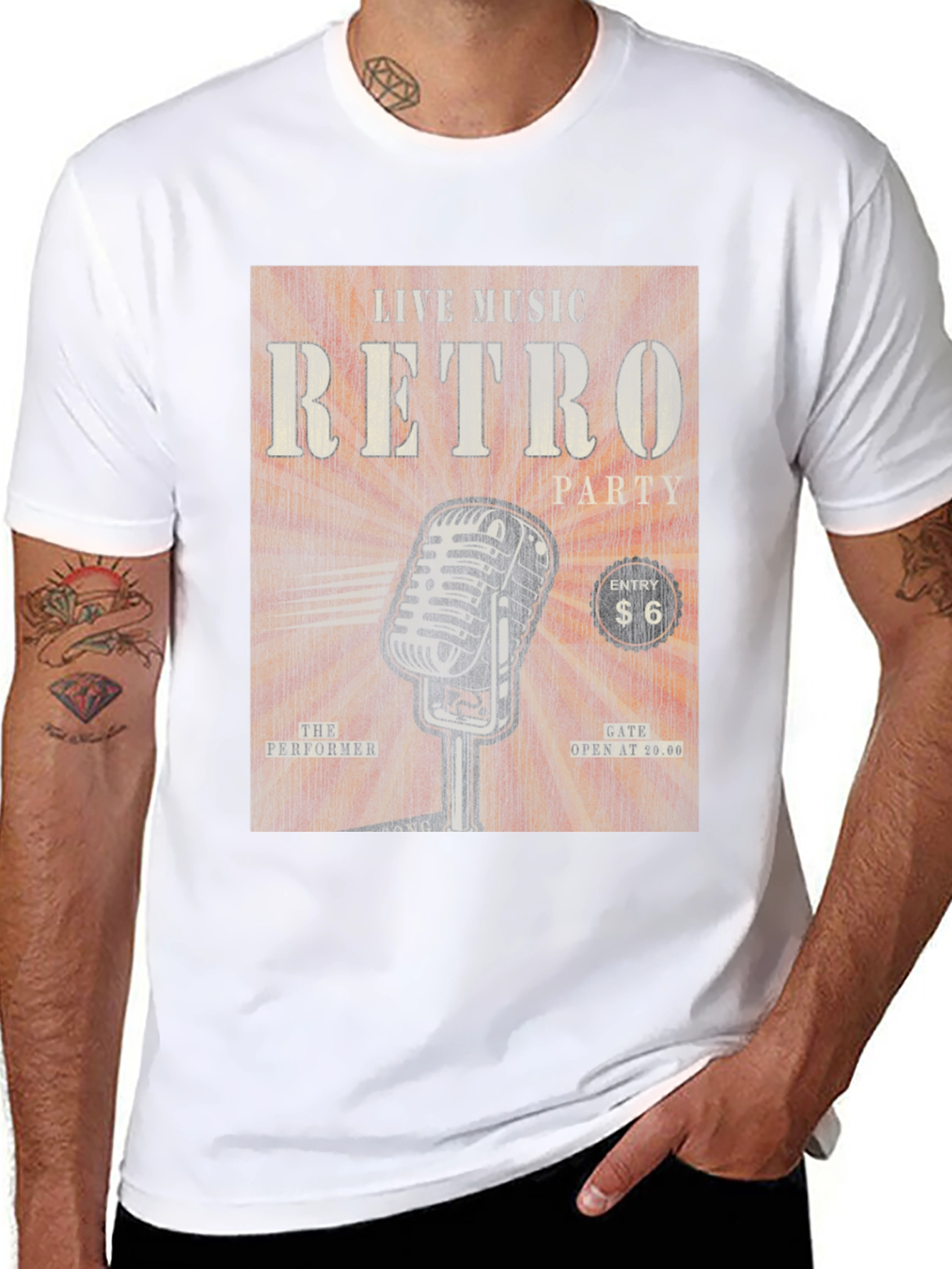 Retro Music Party T-Shirt