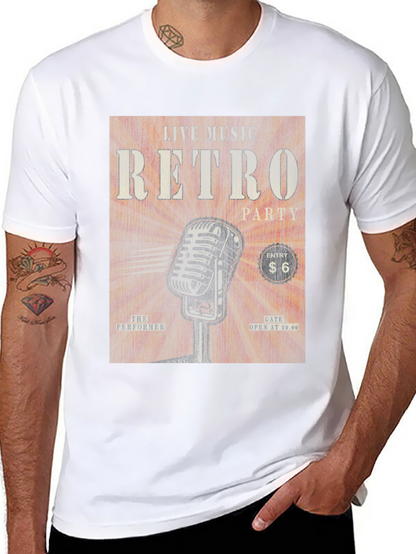 Retro Music Party T-Shirt