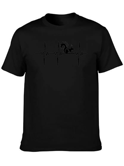 Squirrel Heartbeat T-Shirt - Animal Lover Tee