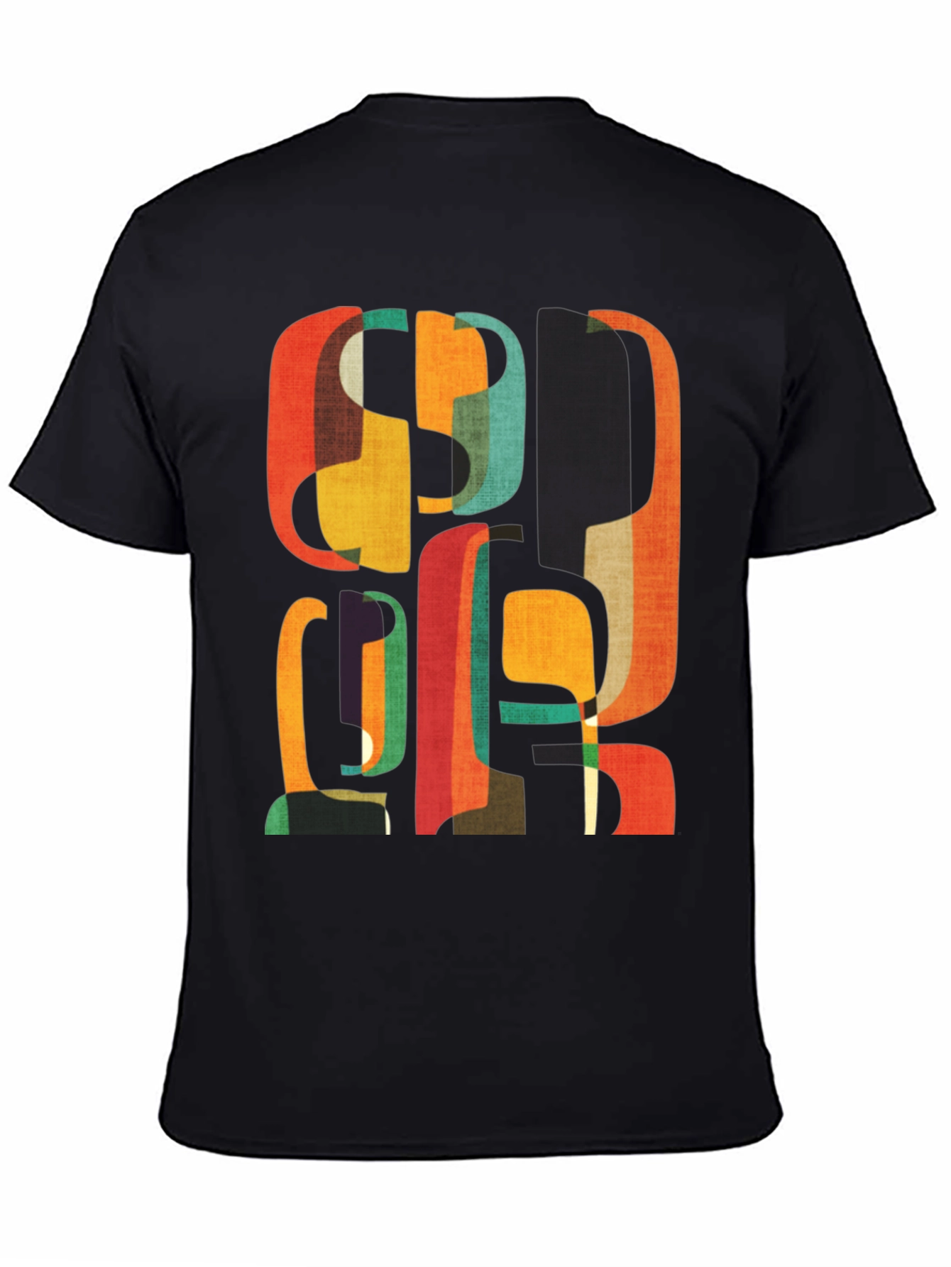 Retro Abstract Graphic Tee