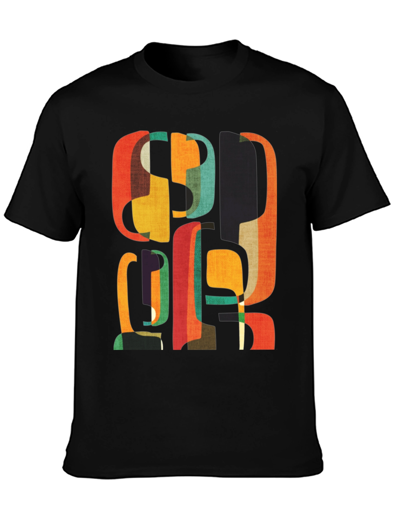 Retro Abstract Graphic Tee
