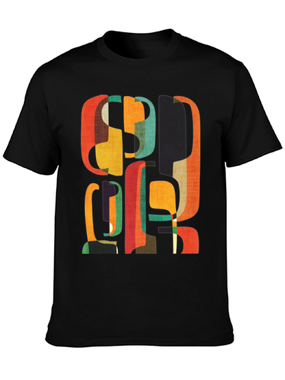 Retro Abstract Graphic Tee