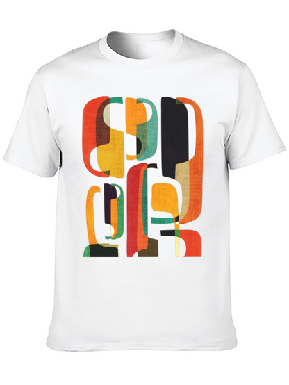 Retro Abstract Graphic Tee