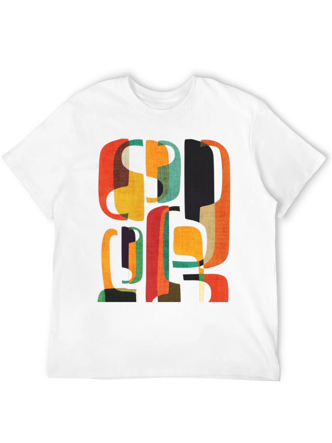 Retro Abstract Graphic Tee