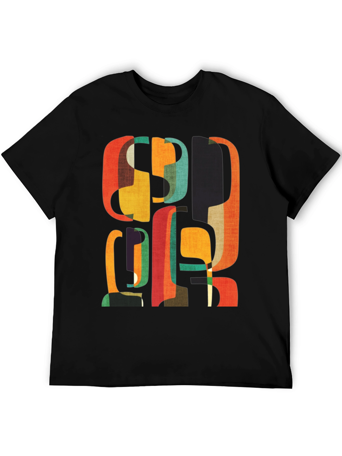 Retro Abstract Graphic Tee
