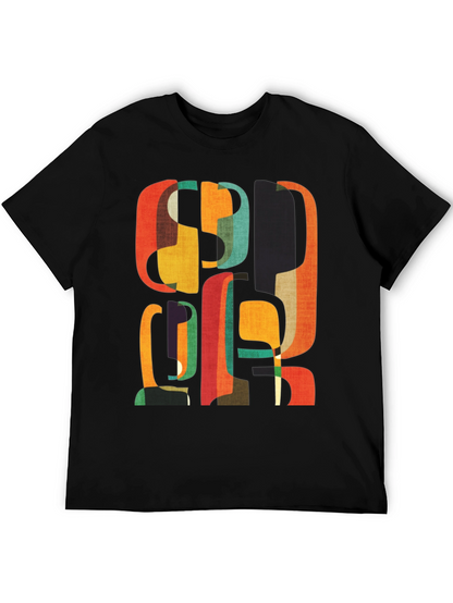 Retro Abstract Graphic Tee