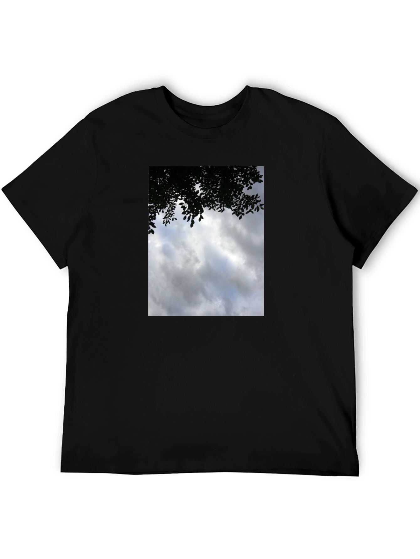 Cloudscape Graphic Tee - Soft Cotton Crew Neck T-Shirt
