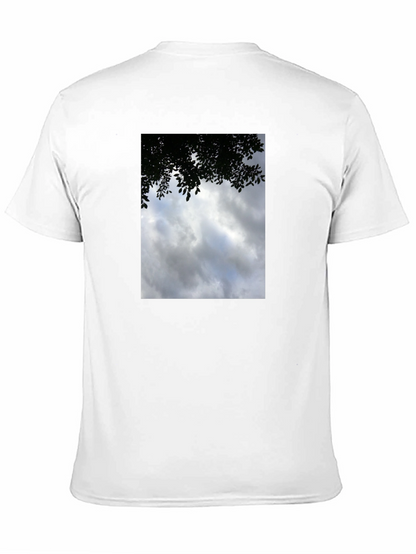 Cloudscape Graphic Tee - Soft Cotton Crew Neck T-Shirt