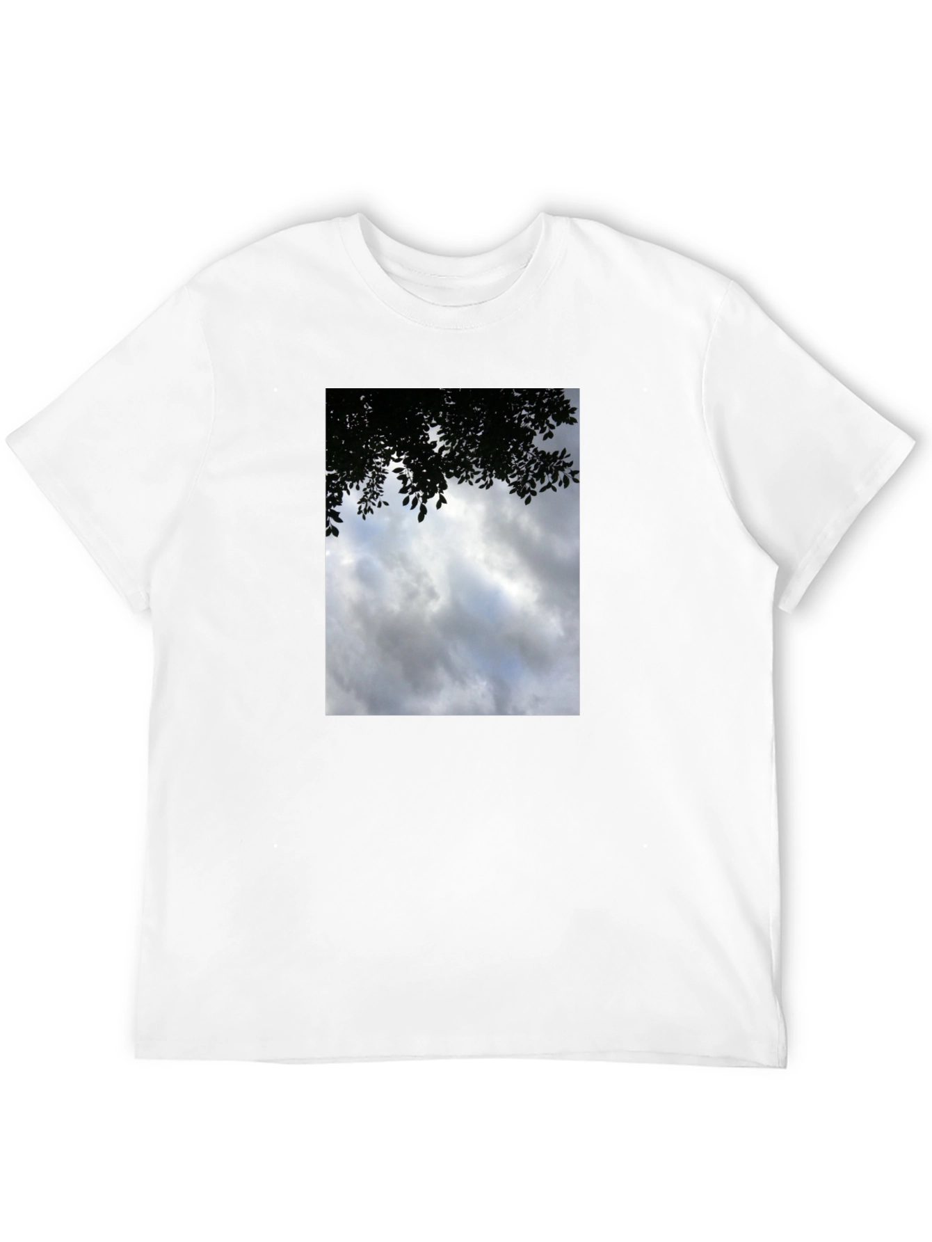 Cloudscape Graphic Tee - Soft Cotton Crew Neck T-Shirt