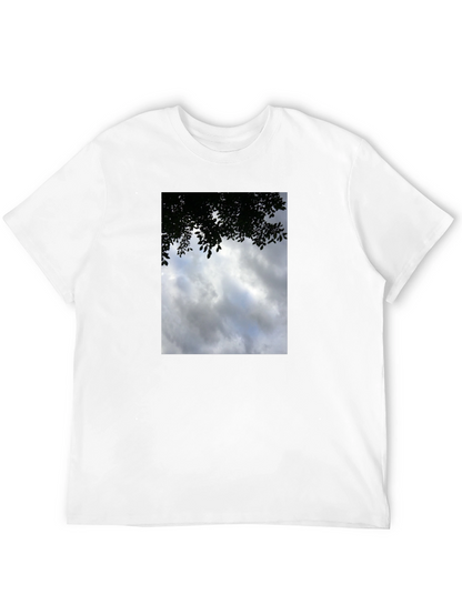 Cloudscape Graphic Tee - Soft Cotton Crew Neck T-Shirt