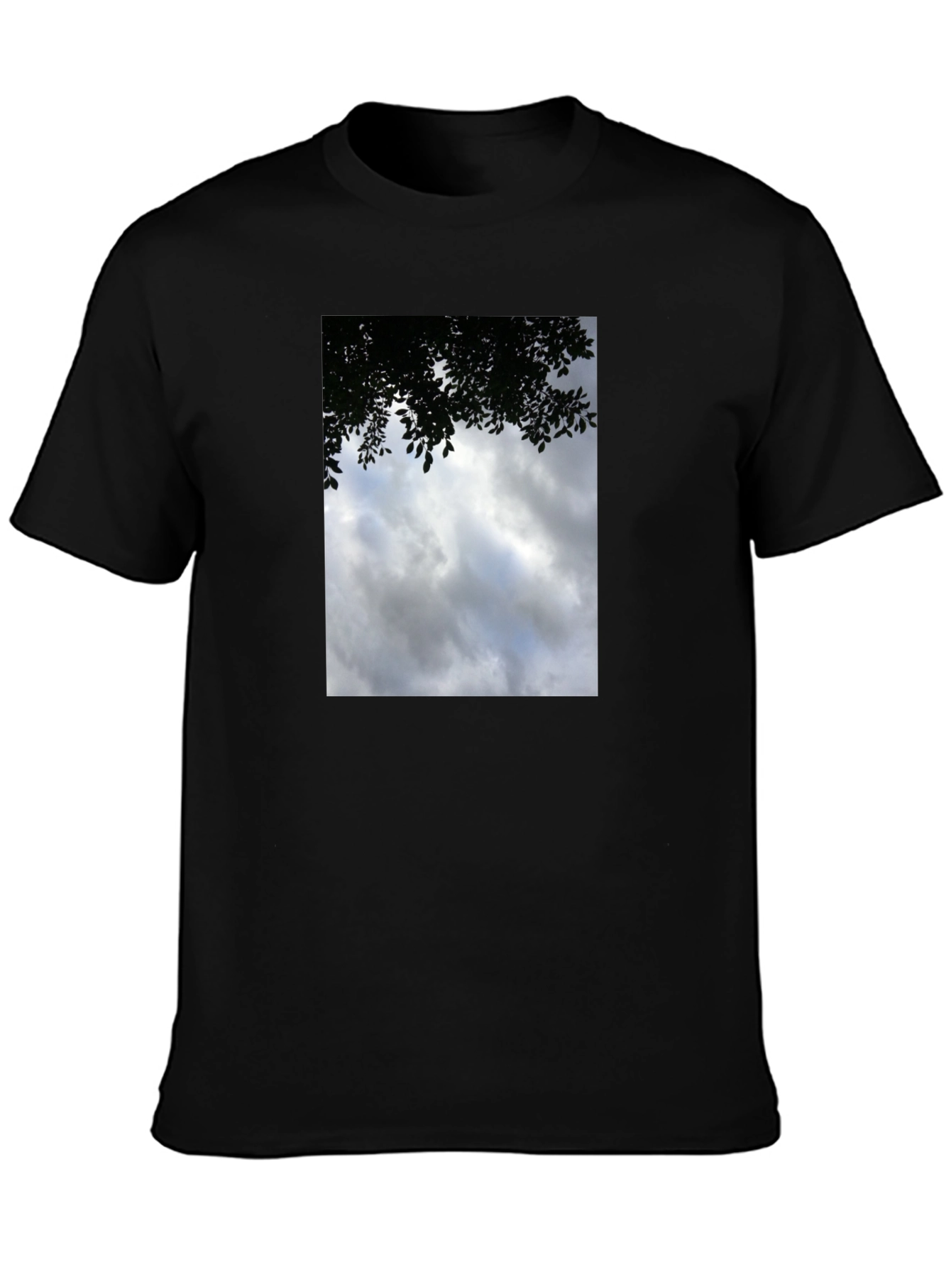 Cloudscape Graphic Tee - Soft Cotton Crew Neck T-Shirt