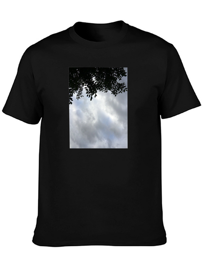 Cloudscape Graphic Tee - Soft Cotton Crew Neck T-Shirt