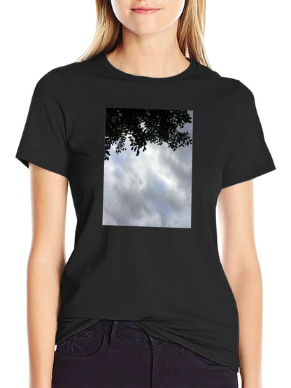 Cloudscape Graphic Tee - Soft Cotton Crew Neck T-Shirt